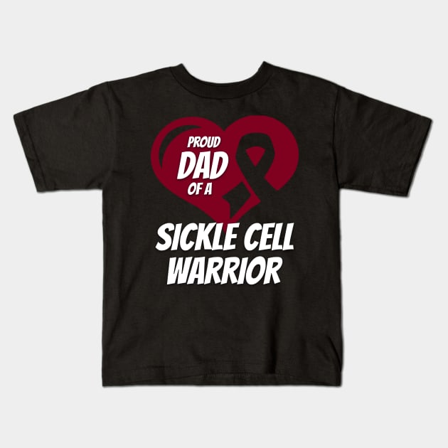 Sickle Cell Dad Kids T-Shirt by mikevdv2001